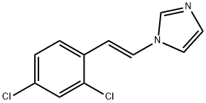 1H-Imidazole, 1-[2-(2,4-dichlorophenyl)ethenyl]-, (E)- (9CI) Structure