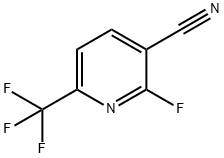 3-Pyridinecarbonitrile, 2-fluoro-6-(trifluoromethyl)- Structure