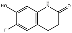 2(1H)-Quinolinone, 6-fluoro-3,4-dihydro-7-hydroxy- Structure