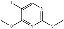 Pyrimidine, 5-iodo-4-methoxy-2-(methylthio)- Structure