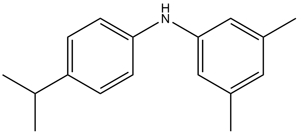 3,5-Dimethyl-N-[4-(1-methylethyl)phenyl]benzenamine Structure