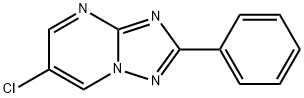 [1,2,4]Triazolo[1,5-a]pyrimidine, 6-chloro-2-phenyl- Structure