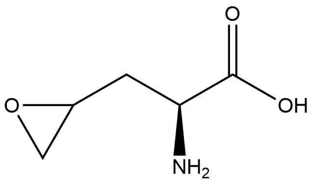 2-Oxiranepropanoic acid, α-amino-, (αS)- 구조식 이미지