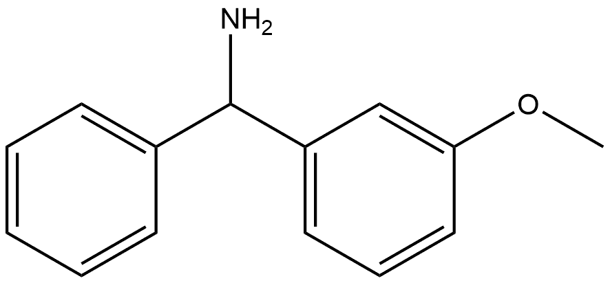 (-)-(3-methoxyphenyl)(phenyl)methanamine 구조식 이미지