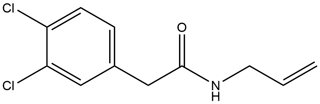 3,4-Dichloro-N-2-propen-1-ylbenzeneacetamide Structure