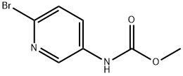 METHYL 6-BROMOPYRIDIN-3-YLCARBAMATE 구조식 이미지