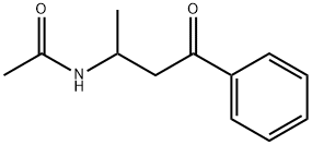 Acetamide, N-(1-methyl-3-oxo-3-phenylpropyl)- 구조식 이미지