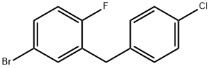 4-bromo-2-(4-chlorobenzyl)-1-fluorobenzene Structure