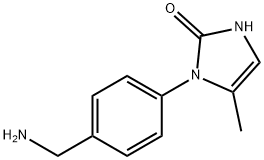 2H-Imidazol-2-one, 1-[4-(aminomethyl)phenyl]-1,3-dihydro-5-methyl- Structure
