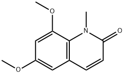 6,8-Dimethoxy-1-methyl-2(1H)-quinolinone Structure