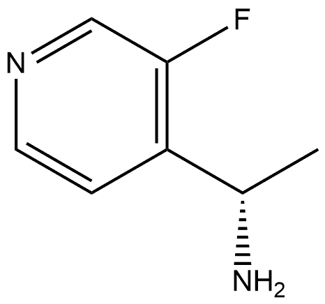 (1S)-1-(3-FLUORO(4-PYRIDYL))ETHYLAMINE Structure