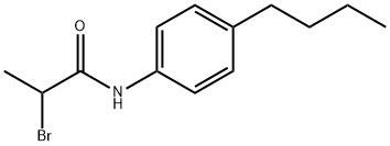 Propanamide, 2-bromo-N-(4-butylphenyl)- 구조식 이미지