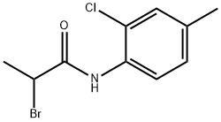 Propanamide, 2-bromo-N-(2-chloro-4-methylphenyl)- Structure