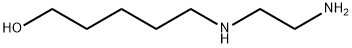 1-Pentanol, 5-[(2-aminoethyl)amino]- Structure