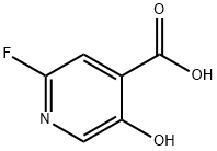 4-Pyridinecarboxylic acid, 2-fluoro-5-hydroxy- Structure