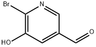 3-Pyridinecarboxaldehyde, 6-bromo-5-hydroxy- Structure