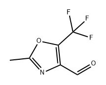 4-Oxazolecarboxaldehyde, 2-methyl-5-(trifluoromethyl)- Structure