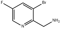 2-Pyridinemethanamine, 3-bromo-5-fluoro- Structure