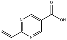 5-Pyrimidinecarboxylic acid, 2-ethenyl- Structure