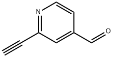 2-ethynylpyridine-4-carbaldehyde Structure