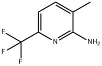 3-methyl-6-(trifluoromethyl)pyridin-2-amine 구조식 이미지