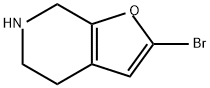 Furo[2,3-c]pyridine, 2-bromo-4,5,6,7-tetrahydro- Structure