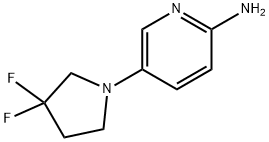 5-(3,3-difluoropyrrolidin-1-yl)pyridin-2-amine Structure