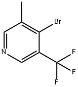 4-Bromo-3-methyl-5-(trifluoromethyl)pyridine Structure