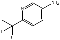 3-Pyridinamine, 6-(1,1-difluoroethyl)- 구조식 이미지