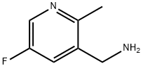 1-(5-fluoro-2-methylpyridin-3-yl)methanamine 구조식 이미지