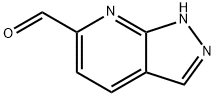 1H-Pyrazolo[3,4-b]pyridine-6-carboxaldehyde 구조식 이미지