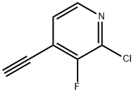 2-Chloro-4-ethynyl-3-fluoropyridine Structure