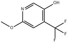 3-Pyridinol, 6-methoxy-4-(trifluoromethyl)- Structure