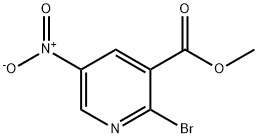 methyl 2-bromo-5-nitropyridine-3-carboxylate Structure