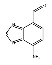 2,1,3-Benzothiadiazole-4-carboxaldehyde, 7-amino- Structure