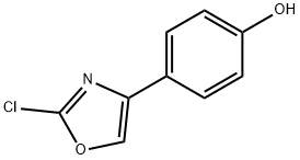 Phenol, 4-(2-chloro-4-oxazolyl)- Structure