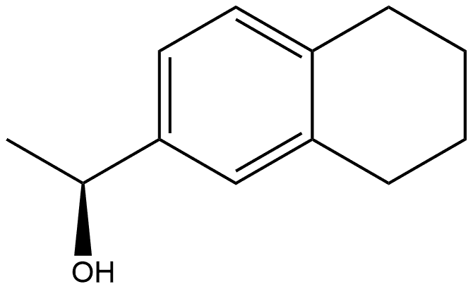 (1S)-1-(5,6,7,8-Tetrahydronaphthalen-2-yl)ethan-1-ol 구조식 이미지