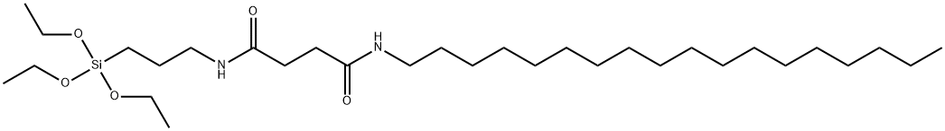N1-Octadecyl-N1-(3-(triethoxysilyl)propyl)succinamide 구조식 이미지