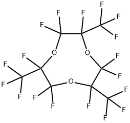 1,4,7-Trioxonane, 2,2,3,5,5,6,8,8,9-nonafluoro-3,6,9-tris(trifluoromethyl)- Structure