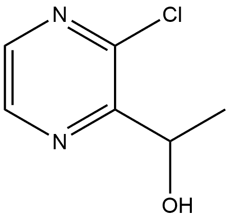 2-Pyrazinemethanol, 3-chloro-α-methyl- Structure