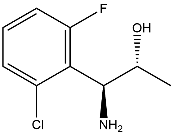 (1S,2R)-1-AMINO-1-(6-CHLORO-2-FLUOROPHENYL)PROPAN-2-OL Structure