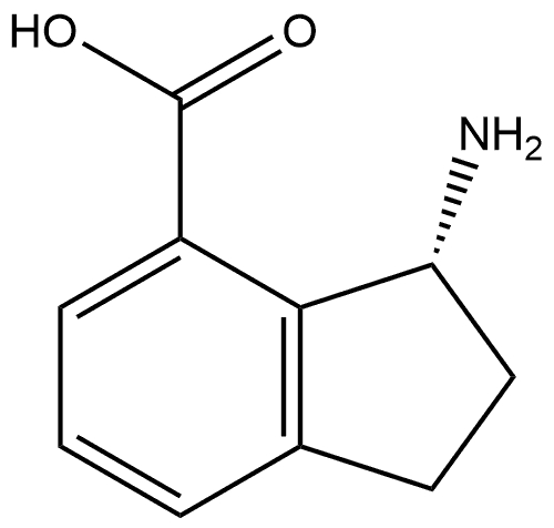 (R)-3-amino-2,3-dihydro-1H-indene-4-carboxylic acid Structure