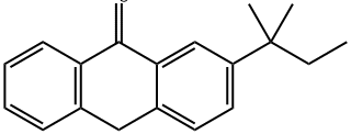 9(10H)-Anthracenone, 2-(1,1-dimethylpropyl)- Structure