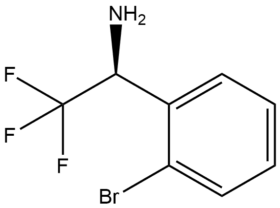 (S)-1-(2-bromophenyl)-2,2,2-trifluoroethanamine Structure