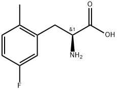 (2S)-2-amino-3-(5-fluoro-2-methylphenyl)propanoic acid Structure