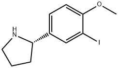 (2S)-2-(3-iodo-4-methoxyphenyl)pyrrolidine Structure