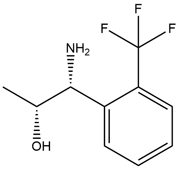 (1R,2R)-1-AMINO-1-[2-(TRIFLUOROMETHYL)PHENYL]PROPAN-2-OL Structure