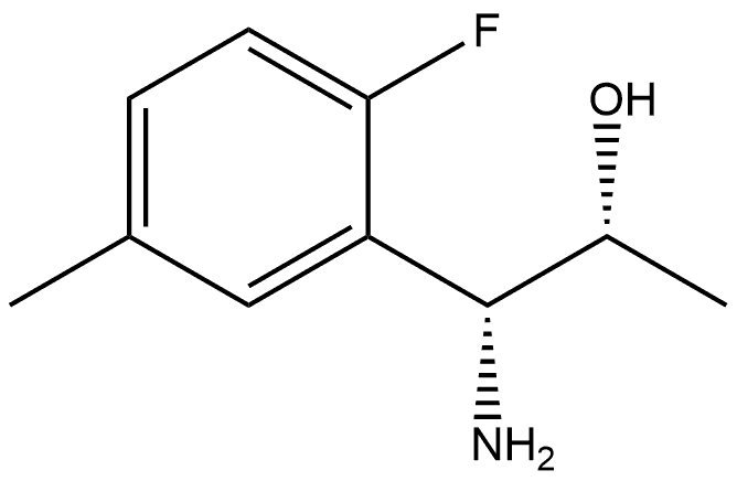 (1R,2R)-1-AMINO-1-(2-FLUORO-5-METHYLPHENYL)PROPAN-2-OL Structure