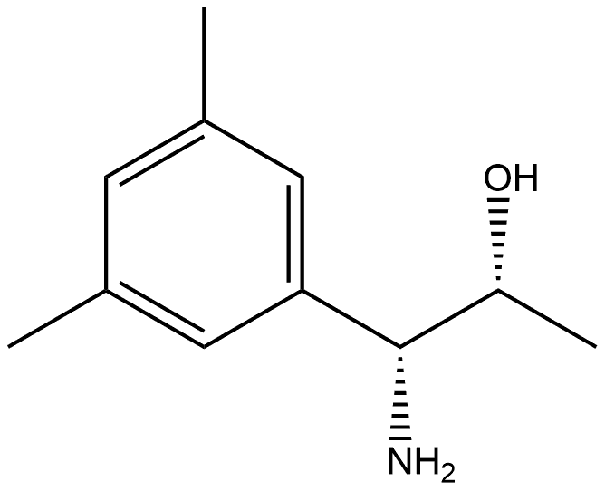 (1R,2R)-1-AMINO-1-(3,5-DIMETHYLPHENYL)PROPAN-2-OL Structure