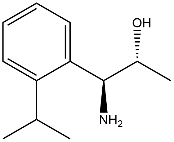 (1S,2R)-1-AMINO-1-[2-(METHYLETHYL)PHENYL]PROPAN-2-OL Structure